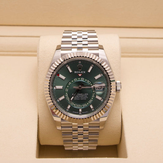 Rolex Sky-Dweller – 336934 | 2026 | Mintgrün | Jubilee | Neu