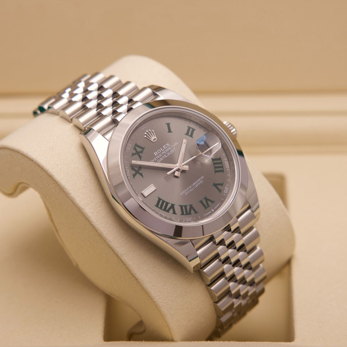 Rolex Datejust 41 – Ref. 126300 | Wimbledon Dial | 09/2026 | LC100 | Neu & Ungetragen | Fullset