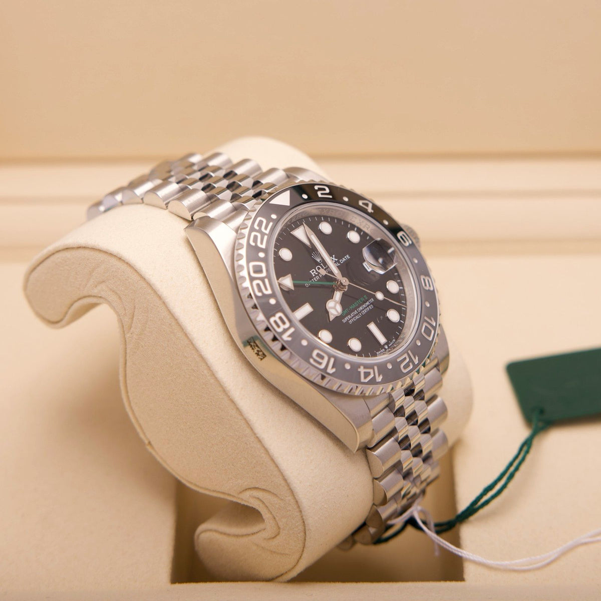 Rolex GMT-Master II NEU VERKLEBT 126710GRNR 09/2026 Bruce Wayne LC100 Fullset