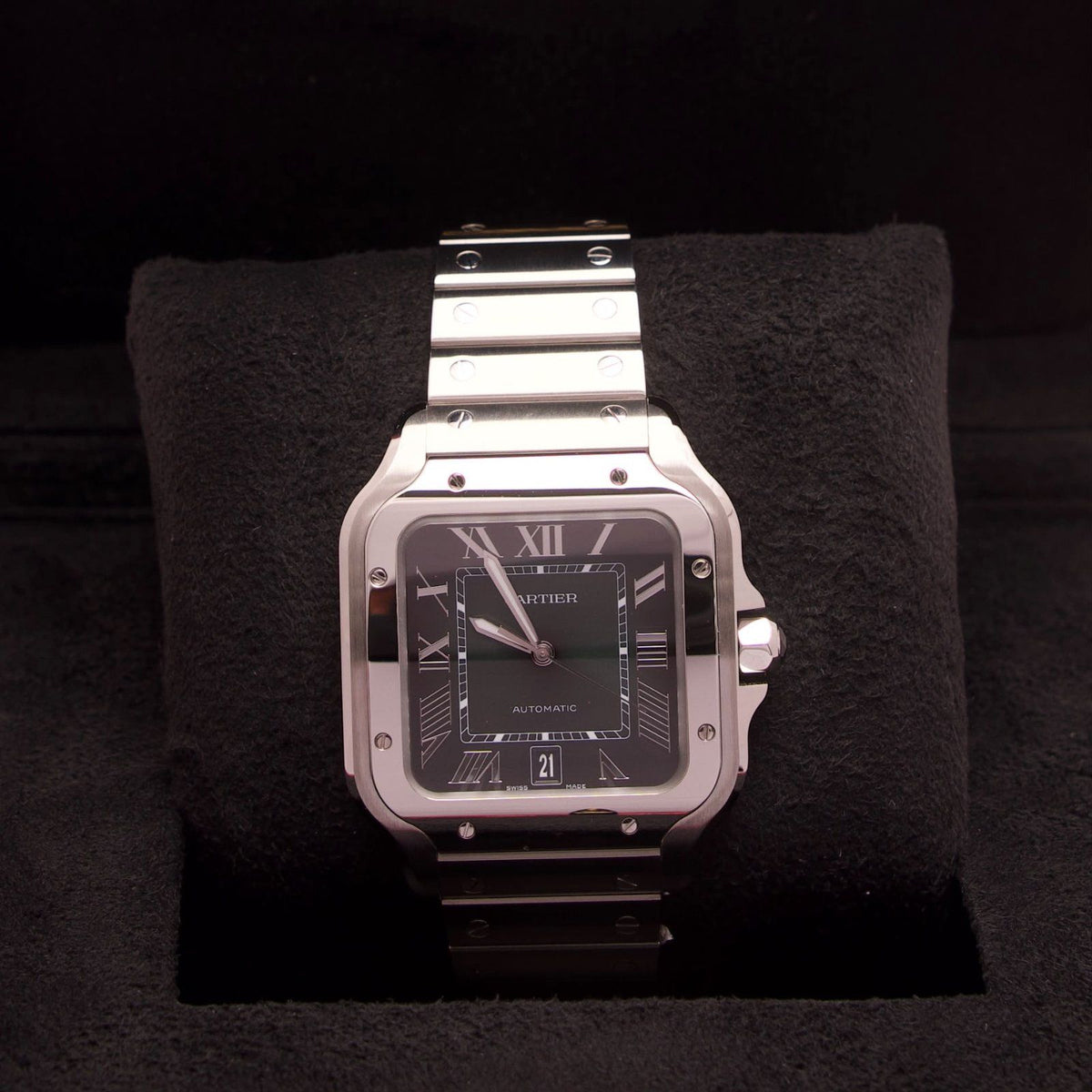 Cartier Santos de Cartier Large – Ref. WSSA0062 | Green Dial | 10/2026 | Neu & Ungetragen | Fullset