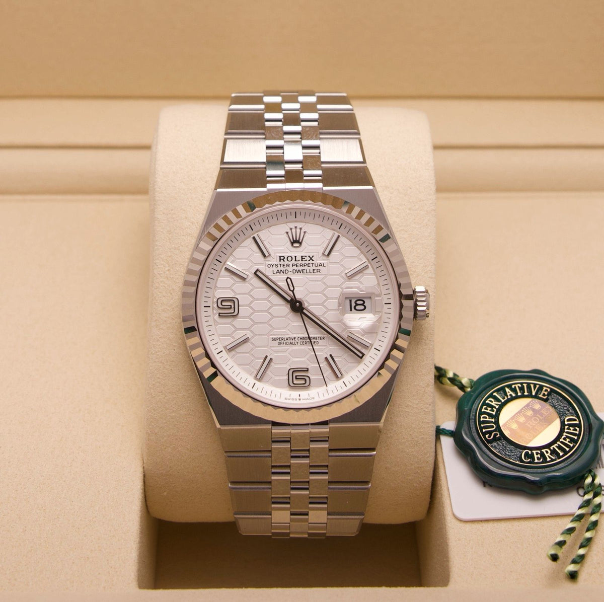 Rolex Land-Dweller 40 - Ref. 127334 Weißes Zifferblatt | 10/2026 | LC100 | NEU