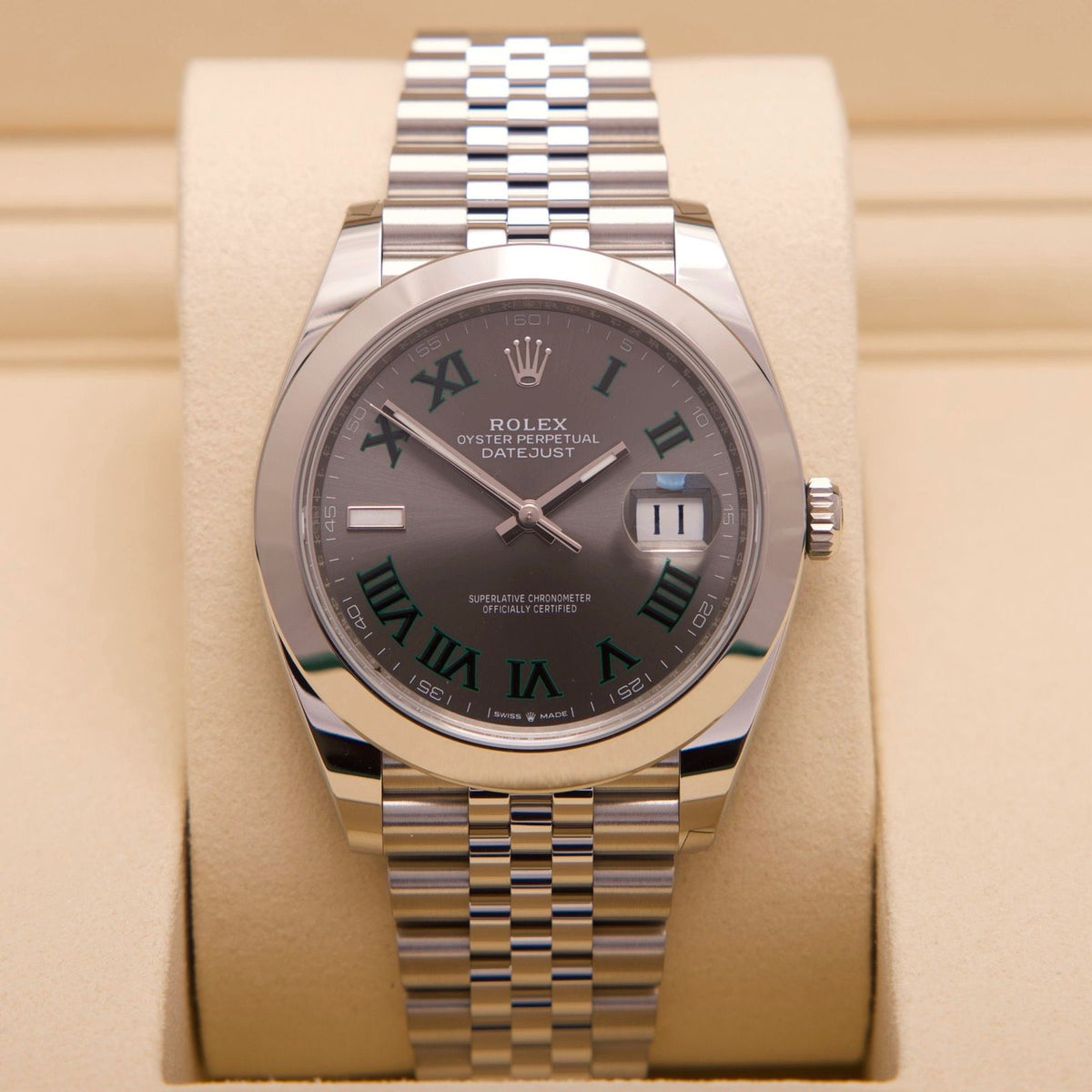 Rolex Datejust 41 – Ref. 126300 | Wimbledon Dial | 09/2026 | LC100 | Neu & Ungetragen | Fullset