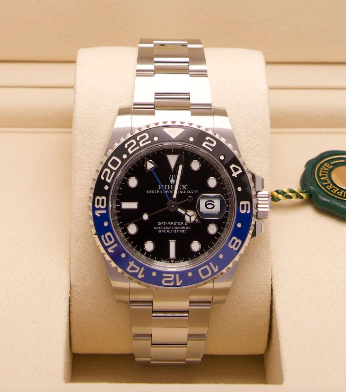 Rolex GMT-Master II „Batman“ – Ref. 126710BLNR | Black & Blue Bezel | 40 mm | 10/2026 | LC100 | Neu & Ungetragen | Fullset
