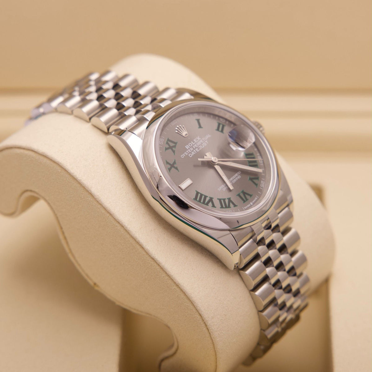 Rolex Datejust 36 – Ref. 126200 | Wimbledon Dial | Jubilee | 10/2026 | LC100 | Neu & Ungetragen | Fullset