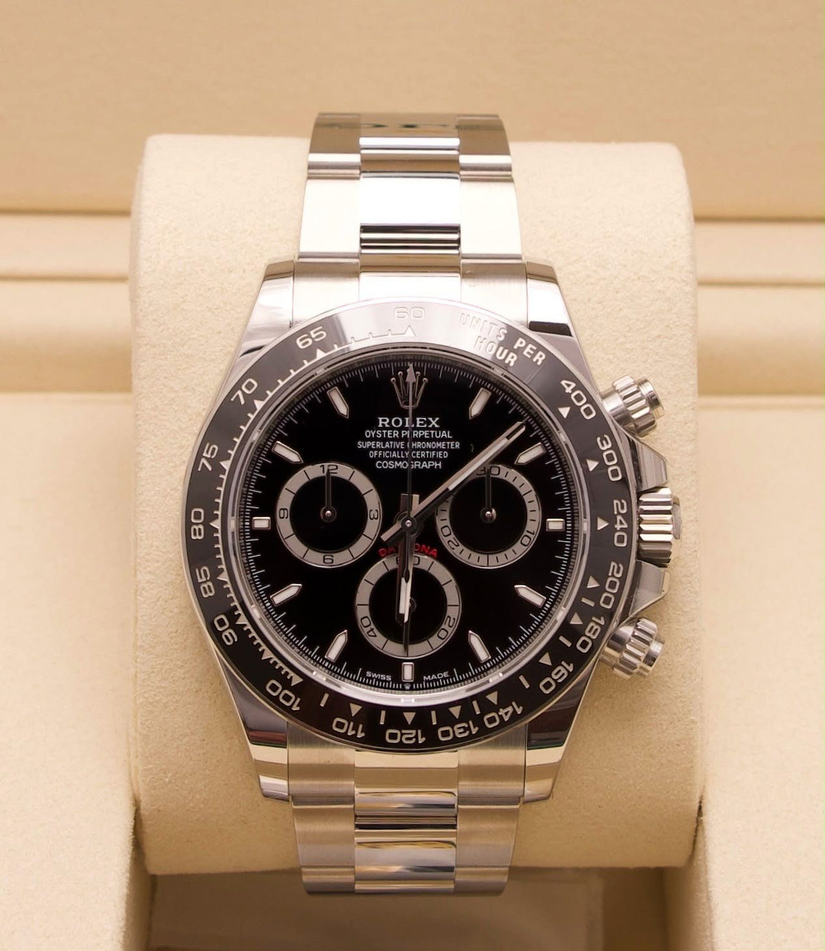 Rolex Cosmograph Daytona – Ref. 126500LN | Black Dial | 09/2026 | LC100 | Neu & Ungetragen | Fullset
