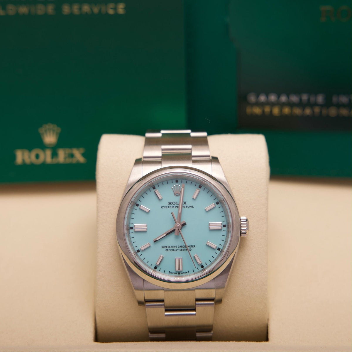 Rolex Oyster Perpetual 36 – Ref. 126000 | „Tiffany Blue“ | 2026 | LC100 | Neu & Ungetragen | Fullset