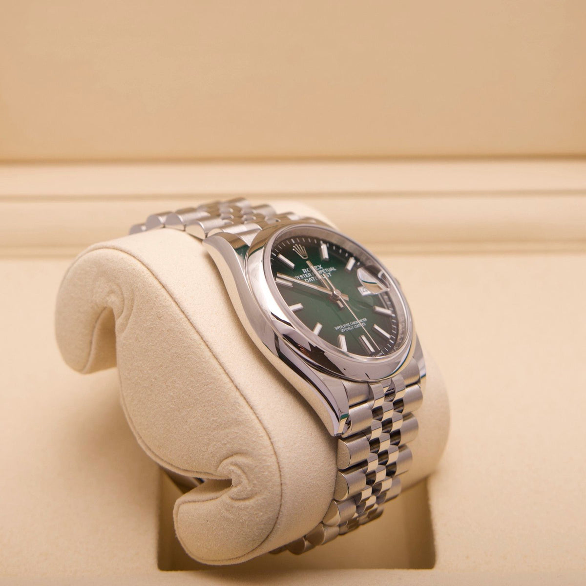 Rolex Datejust 36 NEU 126200 Ombre Grün 2026 Jubilee LC100 Fullset