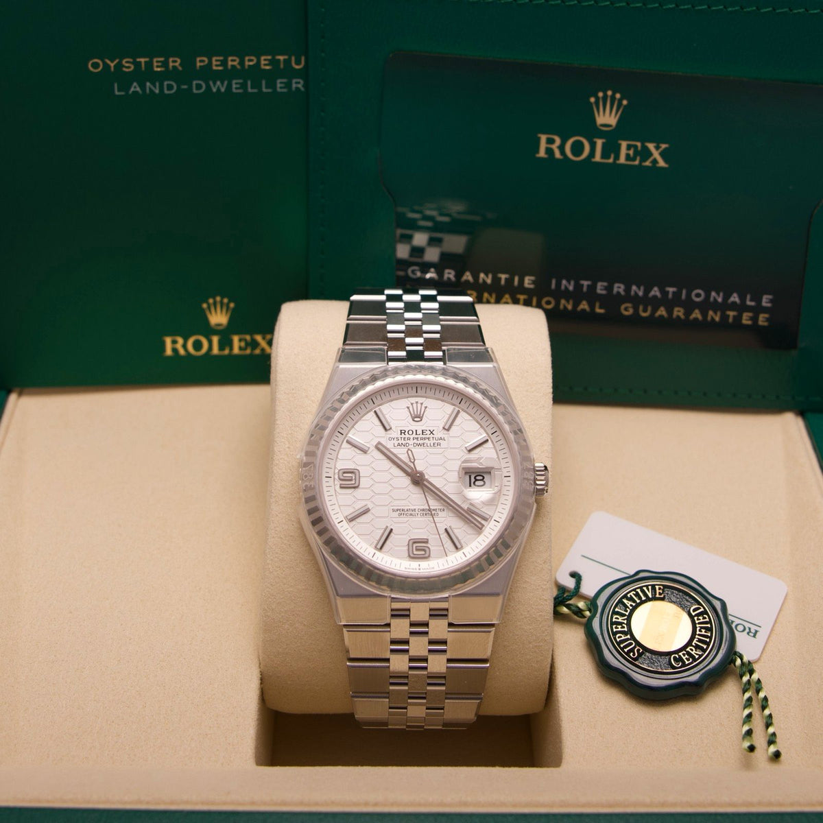 Rolex Land-Dweller 40 - Ref. 127334 Weißes Zifferblatt | 10/2026 | LC100 | NEU