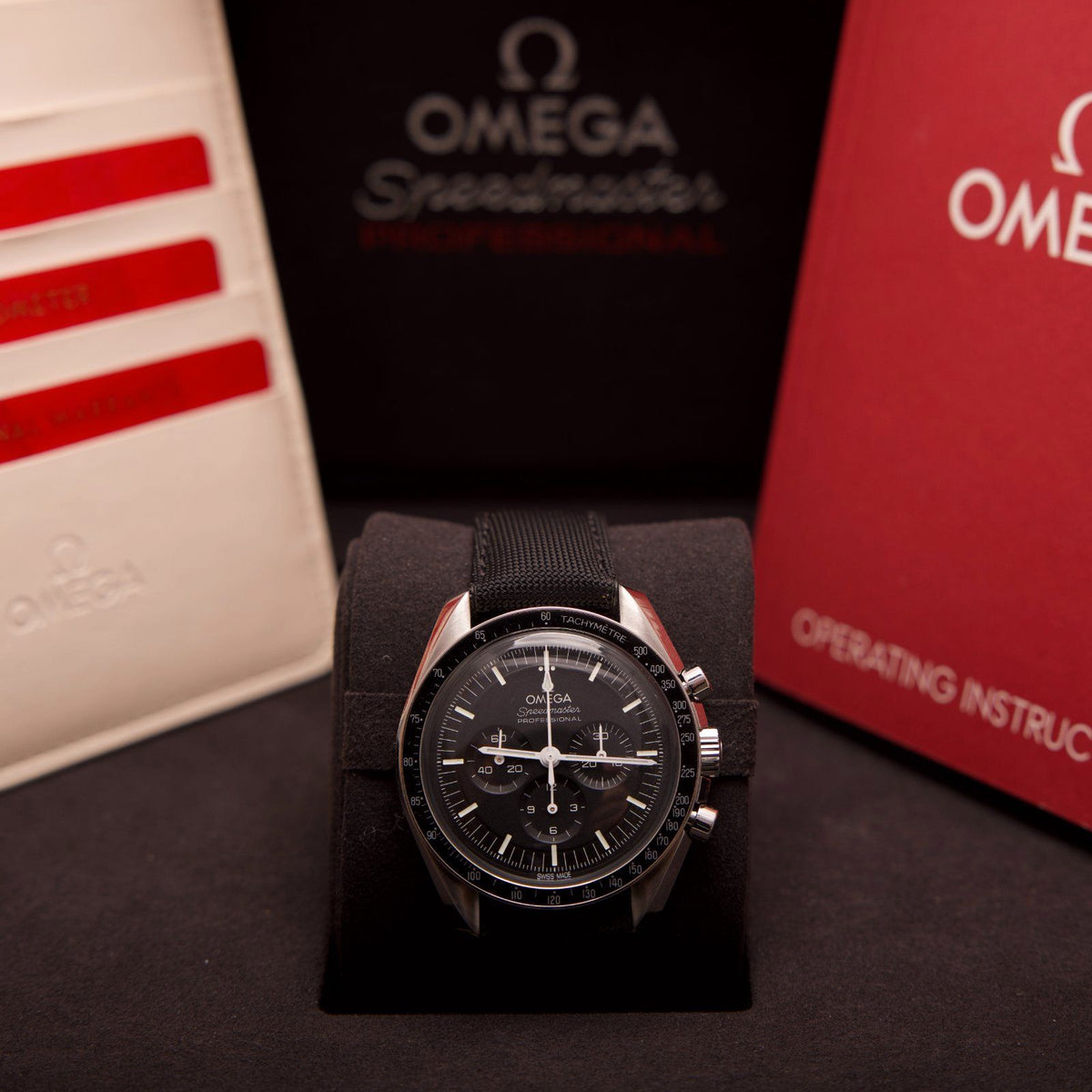 Omega Speedmaster Professional Moonwatch – Ref. 310.32.42.50.01.001 | Hesalite | 42 mm | 04/2023 | Neu & Ungetragen | Fullset