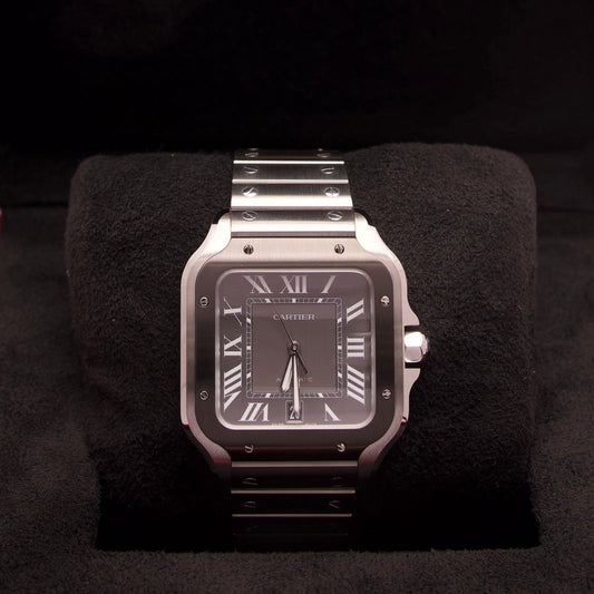 Cartier Santos de Cartier Large – Ref. WSSA0037 | Grey Dial | 10/2026 | Neu & Ungetragen | Fullset