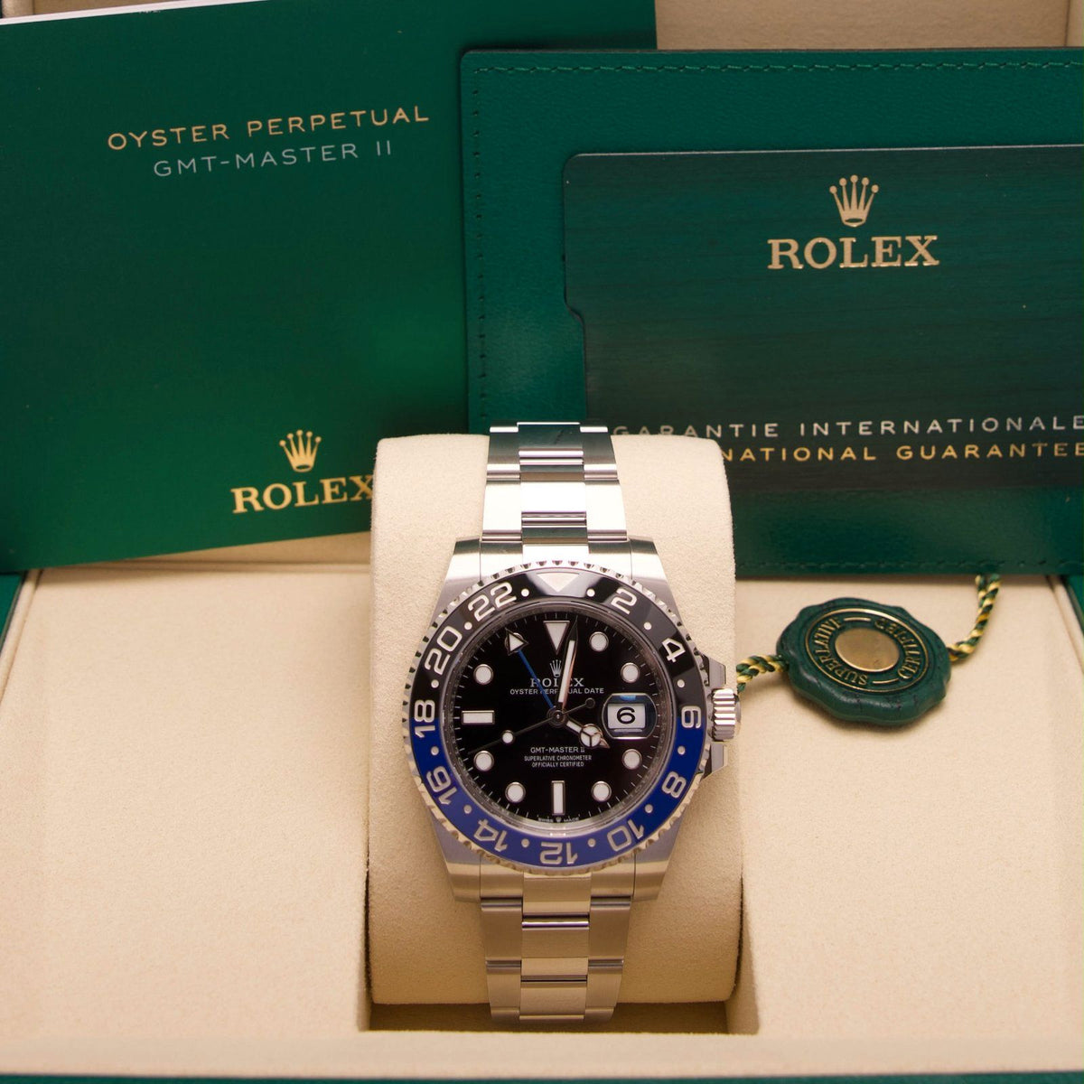 Rolex GMT-Master II „Batman“ – Ref. 126710BLNR | Black & Blue Bezel | 40 mm | 10/2026 | LC100 | Neu & Ungetragen | Fullset