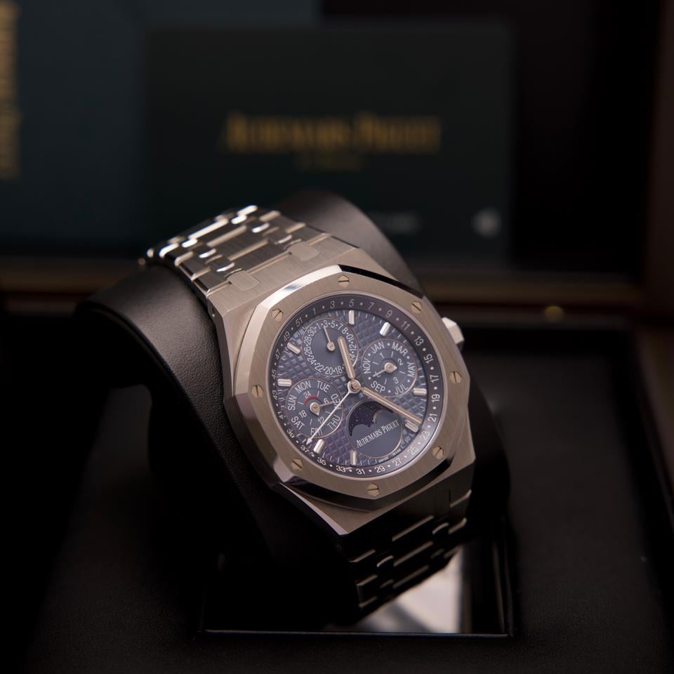 Audemars Piguet Royal Oak 26674ST Perpetual Calendar 2025 Stainless Steel Blue 41mm | Fullset